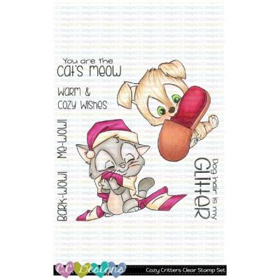 C.C. Designs Clear Stamps - Cozy Critters
